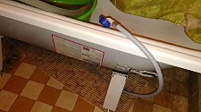 Установить стиральную машинку Indesit IWSB 5085 CIS  в ванной