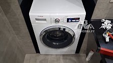 Установить стиральную машину соло Bosch WAW 28540 в ванной