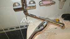 Заменить смеситель настенный в ванной