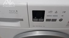 Установить отдельностоящую стиральную машину Bosch в ванной