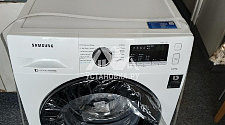Произвести установку на кухне новой отдельностоящей стиральной машины Samsung