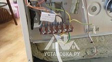 Установка электрической плиты
