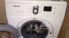 Установить стиральную машину соло Samsung WF8590NLW9 в санузле