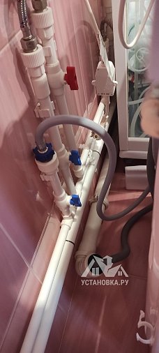 Установить и подключить стиральную машину