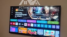 Подвесить и настроить телевизор
