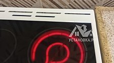 Установить плиту