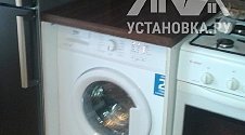 Подключить стиральную машинку соло Beko на кухне