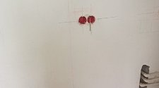 Штробление в стене под электрический кабель