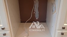 Установить независимый встраиваемый электрический духовой шкаф/СВЧ/Кофемашину
