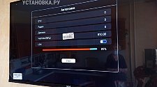 Подвесить и настроить телевизор