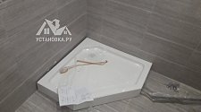 Собрать и установить угловую душевую кабину Cerutti Chika 90