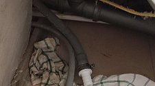 Установить новую отдельно стоящую стиральную машину