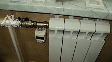 Работа по установке терморегуляторов