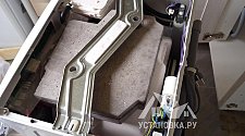 Установить новую отдельно стоящую стиральную машину