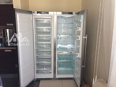 Работа по установке холодильника Side-by-syde