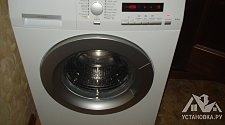 Установить стиральную машинку AEG