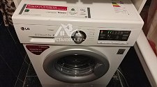 Установить на готовые коммуникации стиральную машину LG