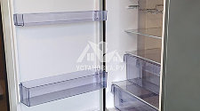 Перевесить двери с электронным дисплеем на новом отдельно стоящем холодильники Beko