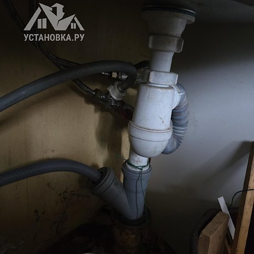 Установить и подключить стиральную машину