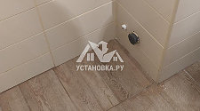 Установить в нишу отдельностоящую стиральную машину Аристон в новостройке в ванной комнате