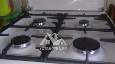 Стандартная установка газовой плиты
