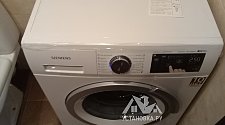 Установить стиральную отдельностоящую машину Siemens WS12T540OE