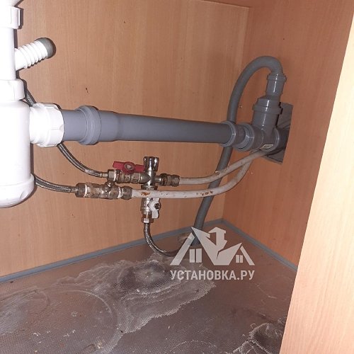 Установить и подключить посудомоечной машину