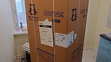 Установить новый отдельно стоящий холодильник