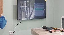 Подвесить и настроить телевизор