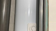   Стандартная установка электрического накопительного водонагревателя