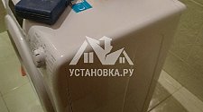 Установить отдельностоящую стиральную машину в санузле на готовые коммуникации