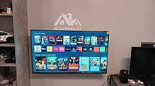 Установить/подвесить и настроить телевизор