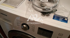 Произвести установку новой отдельностоящей стиральной машины Samsung