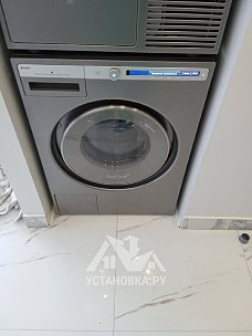 Установить отдельно стоящую стиральную машину asko