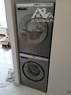 Установить отдельно стоящую стиральную машину asko