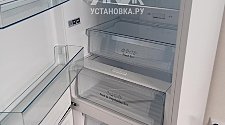 Установить новый отдельно стоящий холодильник