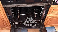 Установить газовый духовой шкаф