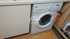 Подключить отдельно стоящую в ванной комнате новую стиральную машину фирмы LG