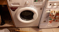 Установить отдельно стоящую стиральную машину LG на кухне