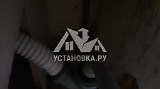 Установить новую отдельно стоящую посудомоечную машину с доработкой слива воды