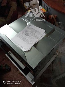 Установить новый электрический духовой шкаф