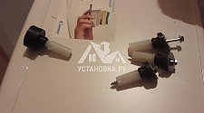 Установить новую отдельностоящую в ванной стиральную машину Candy