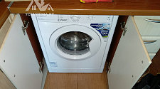 Подключить стиральную машину соло Indesit IWUB 4085 на кухне