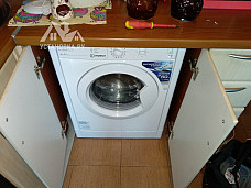 Подключить стиральную машину соло Indesit IWUB 4085 на кухне