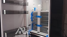 Перенавесить двери холодильника - мастер Вячеслав Анатольевич, выполнено 09.10.2025г. © Установка.ру Перенавесить двери холодильника