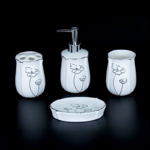 Набор для ванной из керамики ST-YU003-4 (4 предмета)
