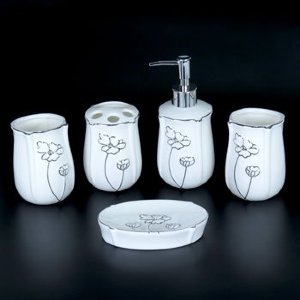 Набор для ванной из керамики ST-YU003-5 (5 предметов)