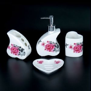 Набор для ванной из керамики ST-YU005-4 (4 предмета)